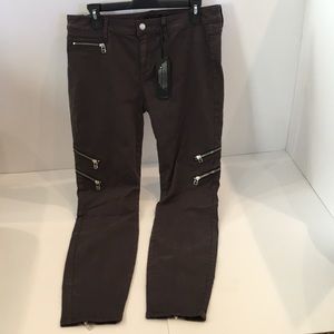 Multi Zipper Bebe Jeans SZ 31